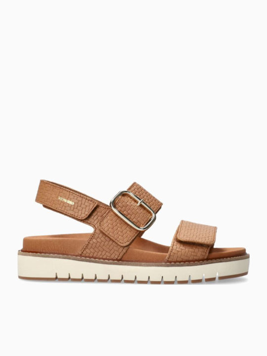 Anatomic Women's Leather Ankle Strap Platforms Brandy