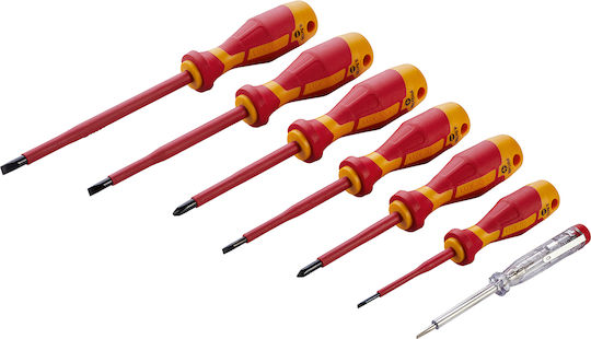 Lux Tools Set 7 Șurubelnițe Electricianului VDE De Precizie