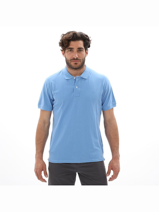 Van Hipster Herren Kurzarmshirt Polo Ciel