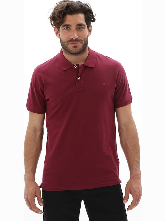 Van Hipster Tricou Polo Bordo
