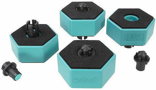 Wolfcraft Αξεσουάρ Εργαλείων Βασεις Συγκρατησης Παγκους 6892000 4τμχ