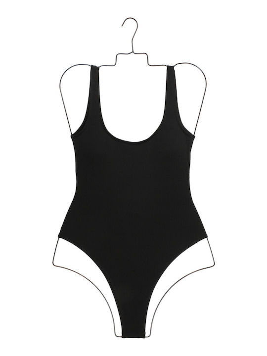 Nikama One-Piece Swimsuit with Open Back Black