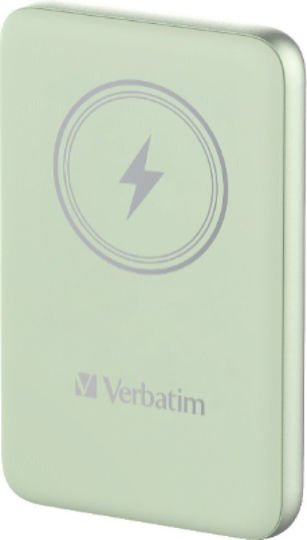Verbatim Charge 'n' Go MagSafe Power Bank 5000mAh с USB-C порт Power Delivery Зелен