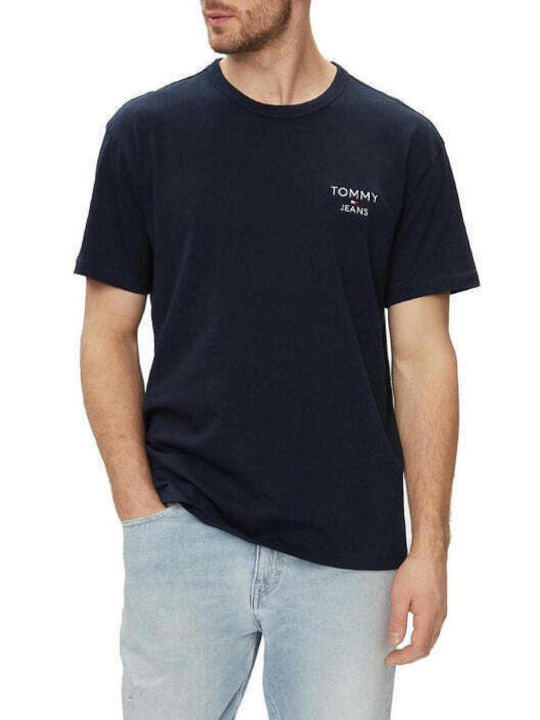 Tommy Hilfiger Ανδρικό T-shirt Κοντομάνικο Μπλε