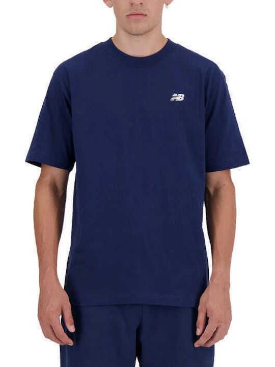 New Balance T-shirt Bărbătesc cu Mânecă Scurtă Albastru