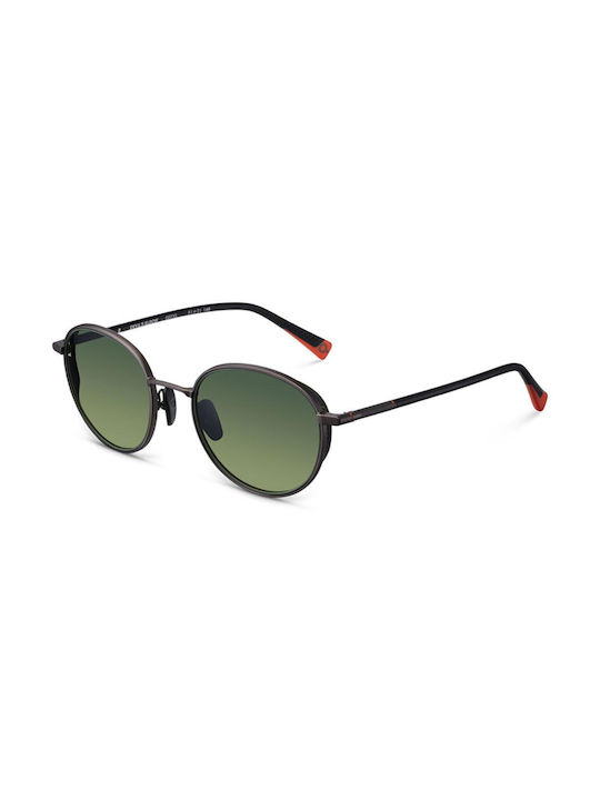 Etnia Barcelona Sunglasses with Black Metal Frame and Green Gradient Lens ET-DEVILSELBOW51S-GROG