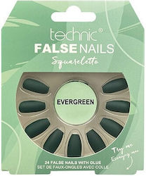 Technic Tipps für falsche Nägel in Grün Farbe