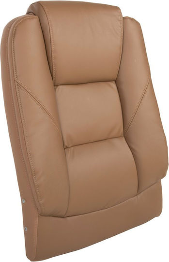 HomeMarkt Back for Office Chair with Leather 52x53cm Brown