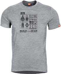 Pentagon Build Your Gear T-shirt σε Γκρι χρώμα