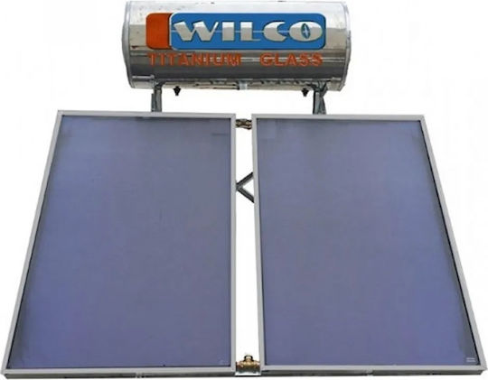 Wilco Ηλιακός Θερμοσίφωνας 200lt Glass Διπλής Ενέργειας 3τ.μ. Επιλεκτικός