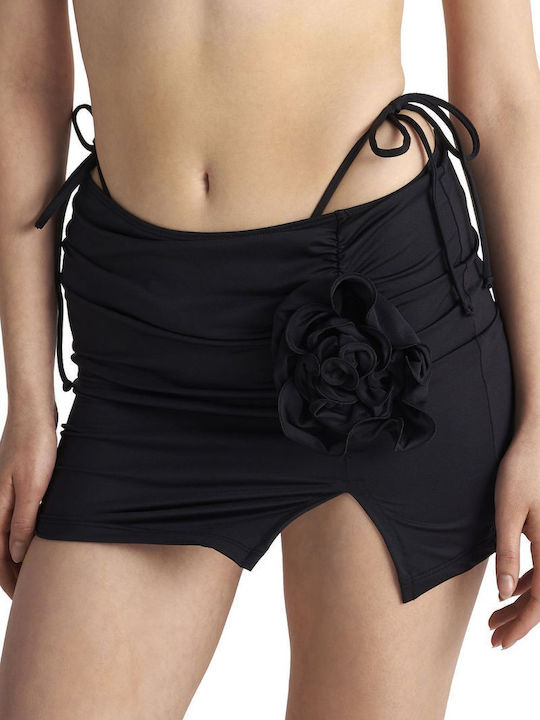 Blu4u Women's Skirt Beachwear black