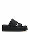 Summer Women's Platforms in Style Slippers Black