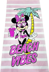 Disney Kinder-Strandtuch Rosa Minnie 140x70cm