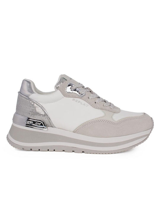 Replay Damen Sneakers Milk / Silver