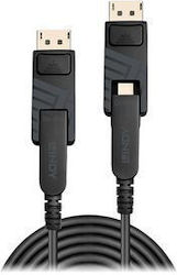 Lindy Cablu mini DisplayPort de sex masculin - mini DisplayPort de sex masculin 20m Negru (38481)