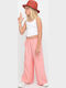 Kinder Schlaghose Cargo Stoff Rose