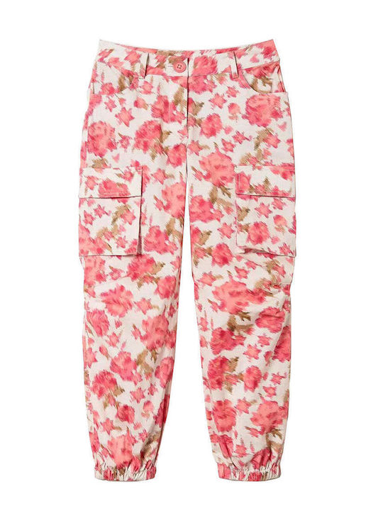 Twinset Kids Cargo Trousers Pink