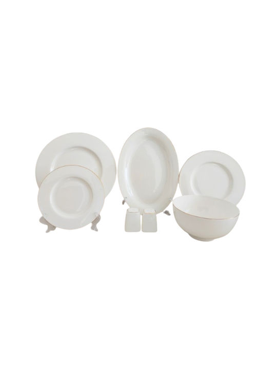 Kelepoyri Dinnerware Set White