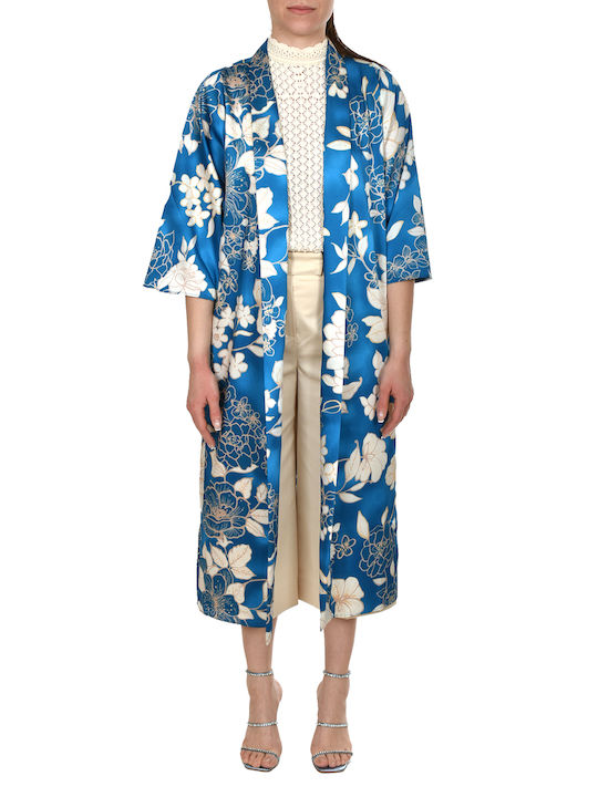 Emme Marella Damen Kimono Blue