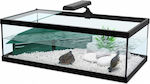 Aquatlantis Aquaterrarium Tortum Reptilien Terrarium Black 75x36x25cm