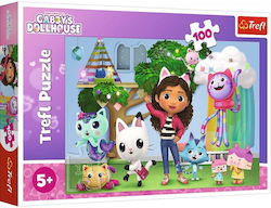 Puzzle Trefl 100 Gabbys Dollhouse Gabby's Friends