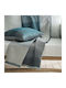 Gofis Home Zebra Ριχτάρι Διθέσιου Καναπέ 180x250εκ. Viridian Blue 302