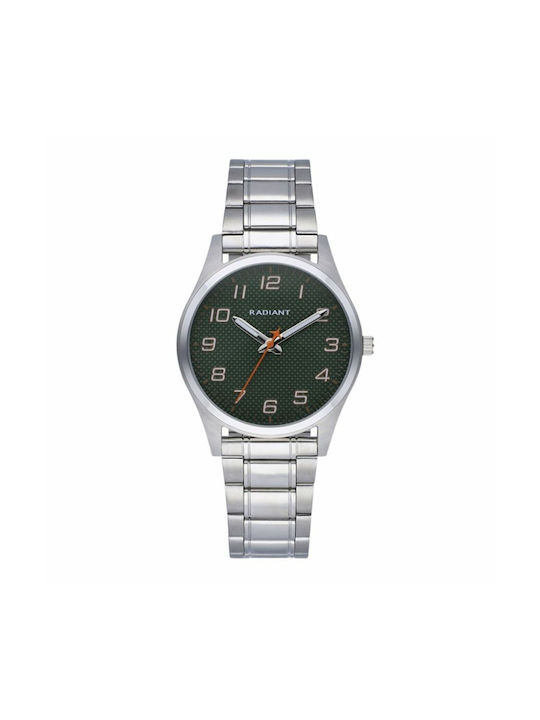 Radiant Kids Analog Watch with Metal Bracelet Green