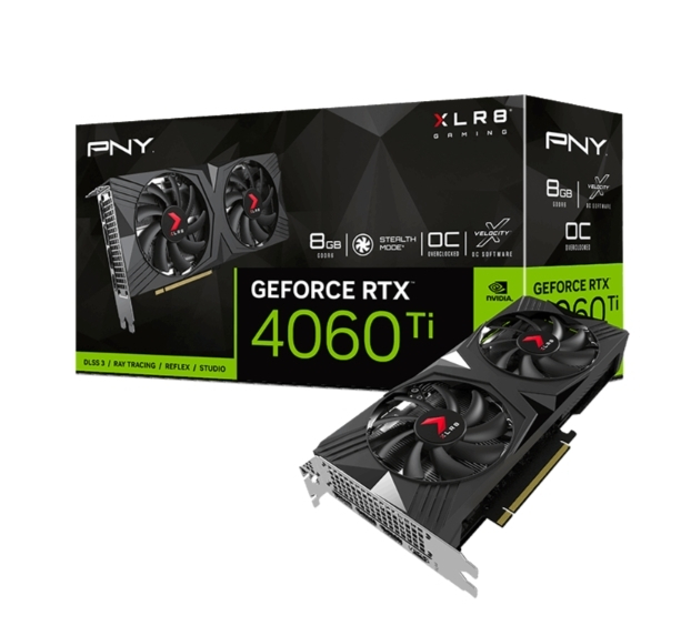 PNY GeForce RTX 4060 Ti 8GB GDDR6 VERTO OC Κάρτα Γραφικών
