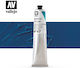 Acrylic Studio Paint Tube Vallejo 58ml Phthalo Turquoise 21047