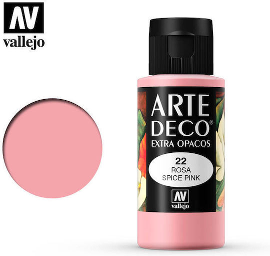 Vopsea acrilică Art Deco Vallejo 60ml Spice Pink 85022