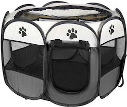 Multipurpose Playpen Folding Cage for Dogs and Cats Gray Multipurpose Playpen Folding Cage for Dogs and Cats Gray