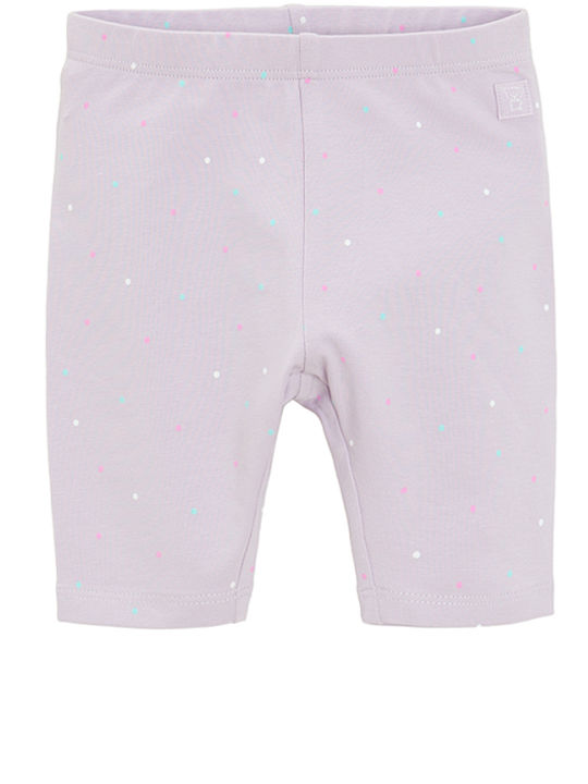Kids Legging Cycling Short Purple