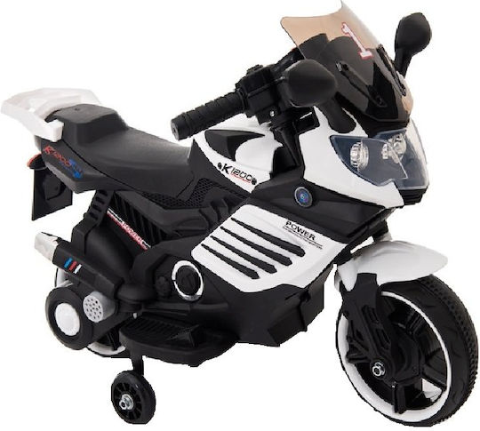 Motocicletă pentru copii Inspirat Electrică Alb