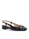 Pumps mit Riemchen Schwarz