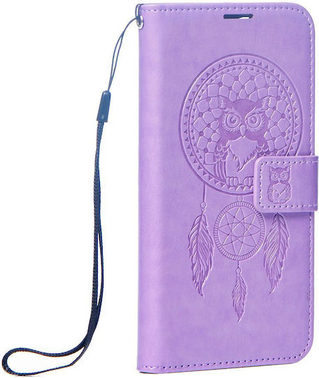 Mezzo Book Σιλικόνης Μωβ (Redmi Note 13 5G)