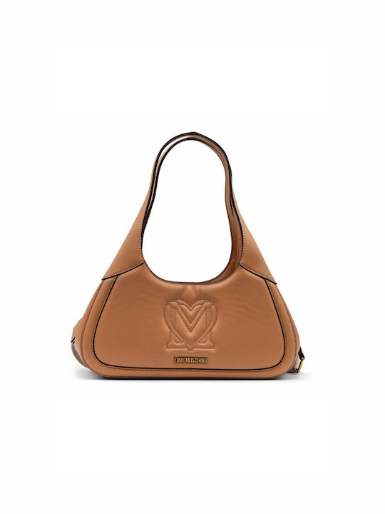 Moschino Damen Tasche Schulter Braun