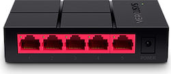 Mercusys MS105G v3 Unverwaltet L2 Switch mit 5 Ports Gigabit (1Gbps) Ethernet