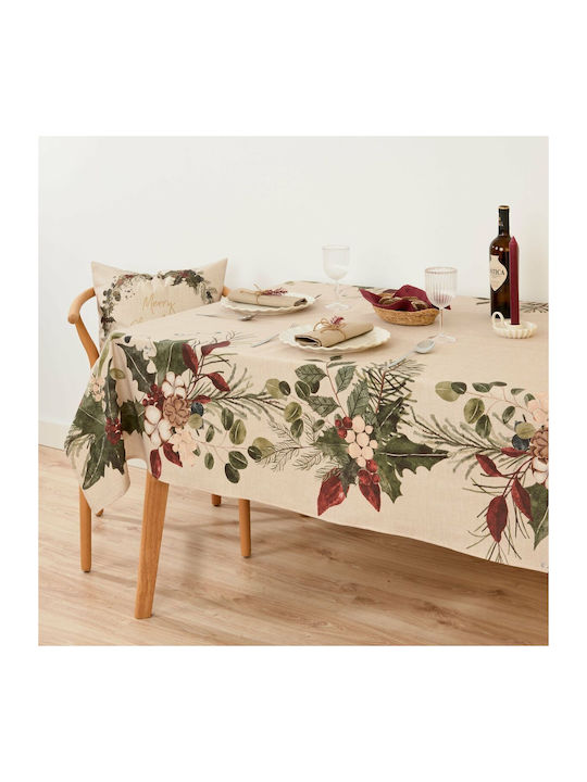 Mauré Christmas Tablecloth Fabric L100xW155cm 1pcs