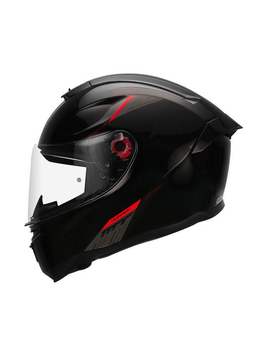 MT Hummer A1 Full Face Helmet DOT / ECE 22.05 1450gr Black Gloss