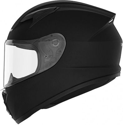 Nox Black Matt Motorradhelm Volles Gesicht ECE 22.06