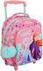 Must Frozen School Bag Trolley Kindergarten in Pink color 8lt