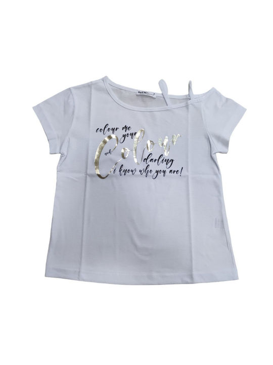 Nek Kids Wear Μπλούζα Λευκή
