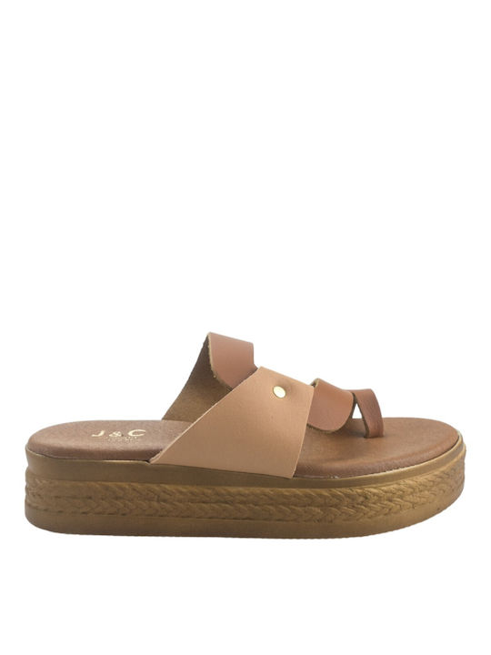 Plato Flatforms Women's Sandals Tabac Brown