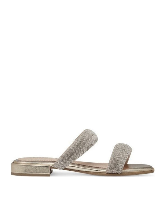 Flache Sandalen Für Damen Silber