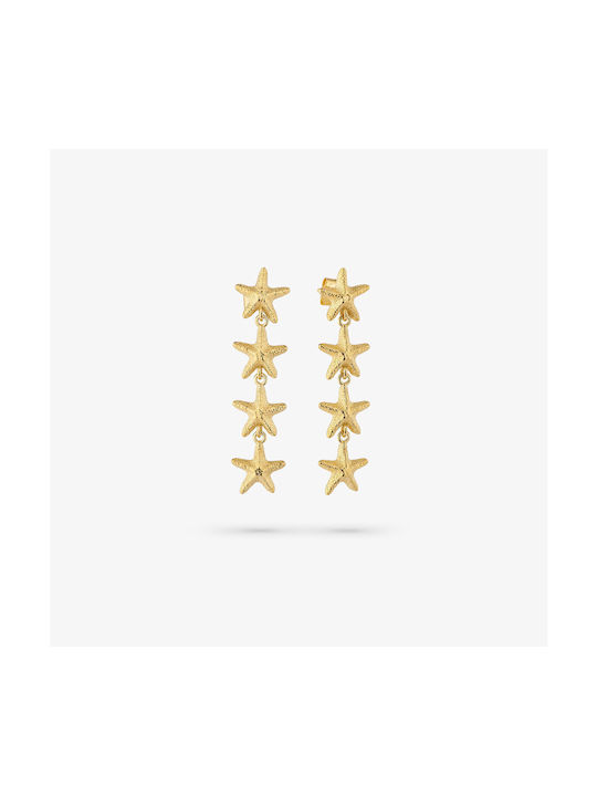 Radiant Earrings made of Steel Gold Plated