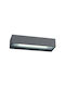Viokef Wall-Mounted Outdoor Lighting Spot LED IP54 12W with Warm White Light 22x3.2cm
