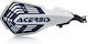 Acerbis Motorcycle Protective Hand Guards in White Colour