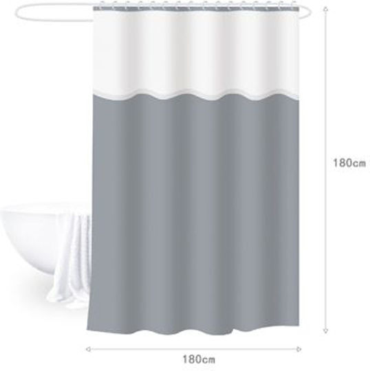 ForHome Душ завеса 180x180см Сив