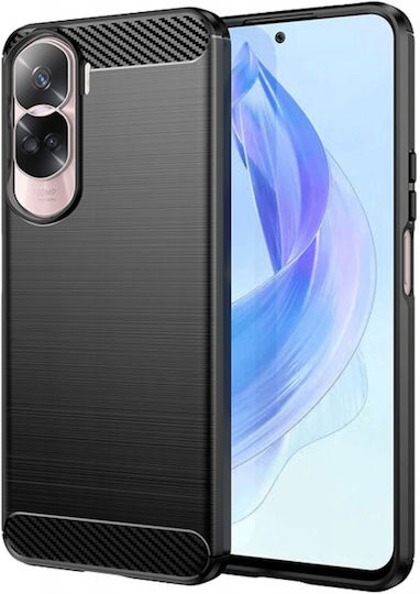 Spacecase Carbon Back Cover Silicon Negru (Honor 90 Lite - Onoare 90 Lite)