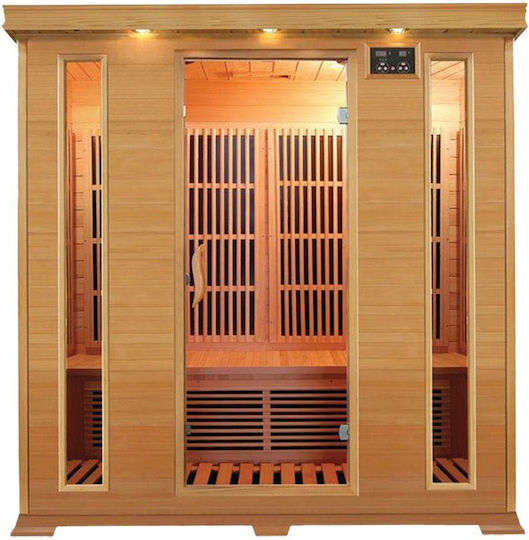 Fujia Saună Cuptor / Încălzitor exterior pentru 4 Persoane Interior L180xW120xH190cm Fujia Saună Cuptor / Încălzitor exterior pentru 4 Persoane Interior L180xW120xH190cm